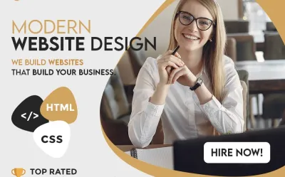 I will design, develop web development and web design as an website as expert